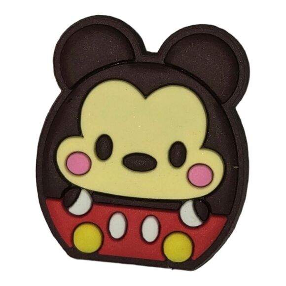 🌟6/$20 Disney Shoe Charms For Crocs Rubber Shoe Jewelry Mickey Mouse Tsum Tsum - Picture 1 of 4